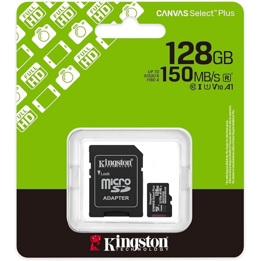 Kingston 128GB Canvas Plus microSDXC