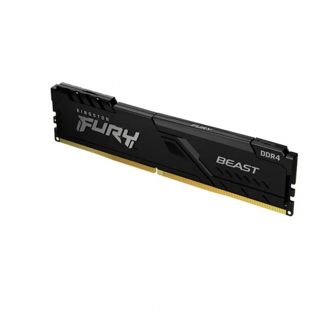 Memoria RAM Fury Beast DDR4 gamer color negro 8GB Kingston 3200mhz