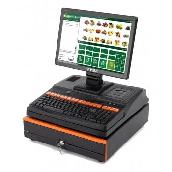 Pos All In One T�ctil C/caja Registradora I5 8gb Ssd 128gb Negro
