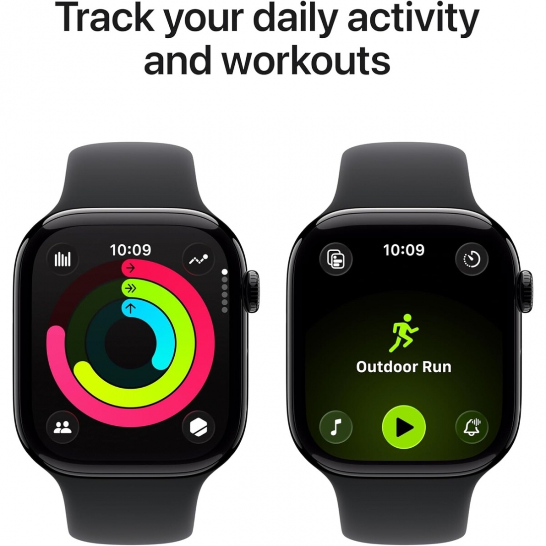 Apple Watch Series 11 GPS 46mm Jet Black M/L