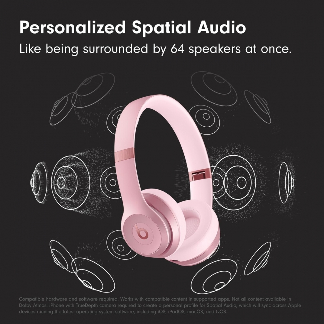 Beats Solo 4 Metallic Pink Bluetooth