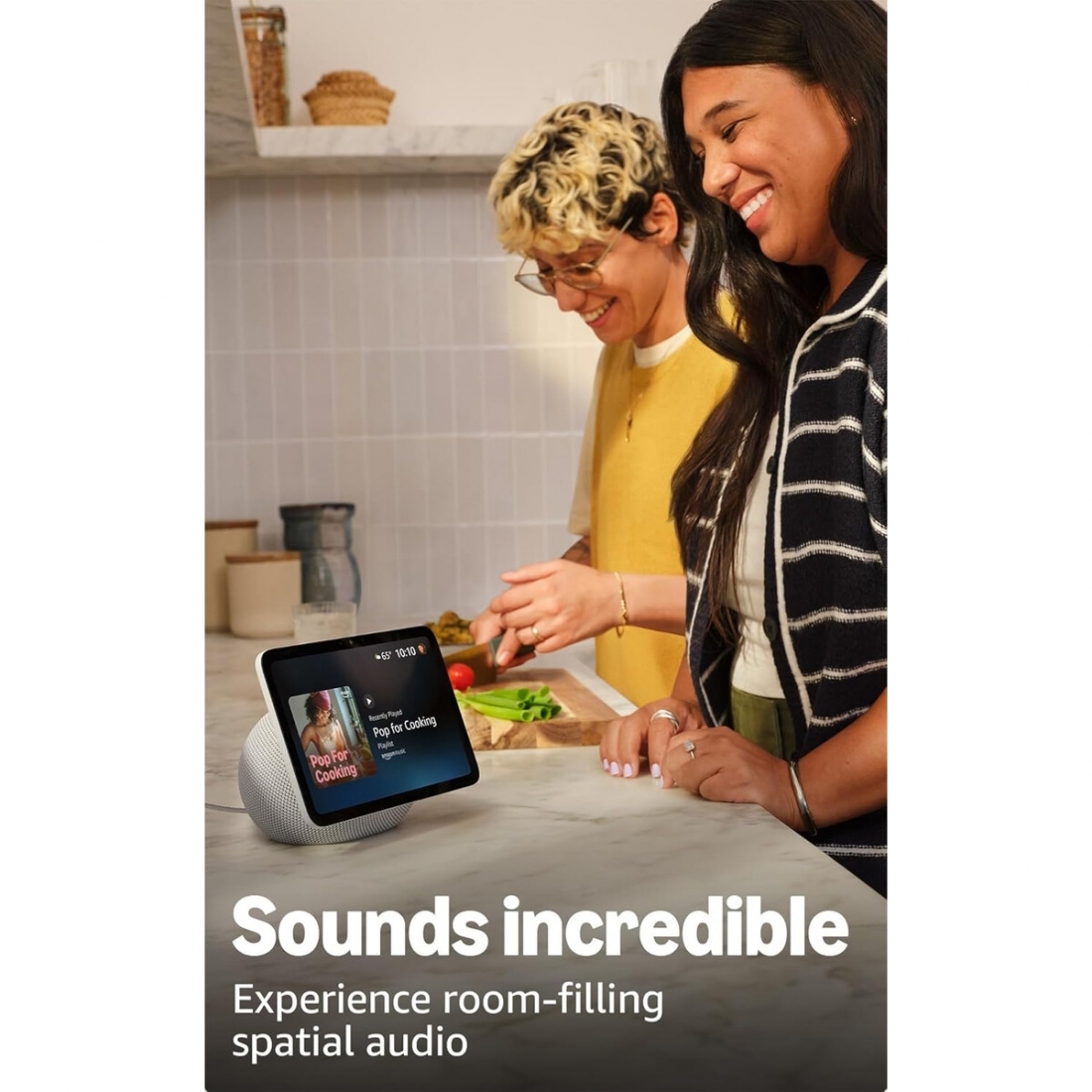 Amazon Echo Show 8 (newest model), Vibrant HD 8.7 display with spatial audio, Designed for Alexa+, Graphite