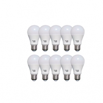 L�mpara Foco Lci Led 9w A60 Blanco Calido Pack X10
