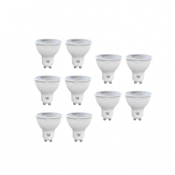 L�mpara Dicroica Led Lci Gu10 220v 7w Luz D�a Pack X10