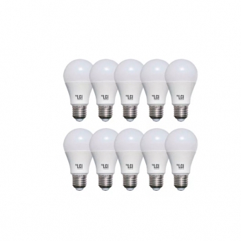 L�mpara Foco Lci Led 9w A60 Blanco Frio Pack X10