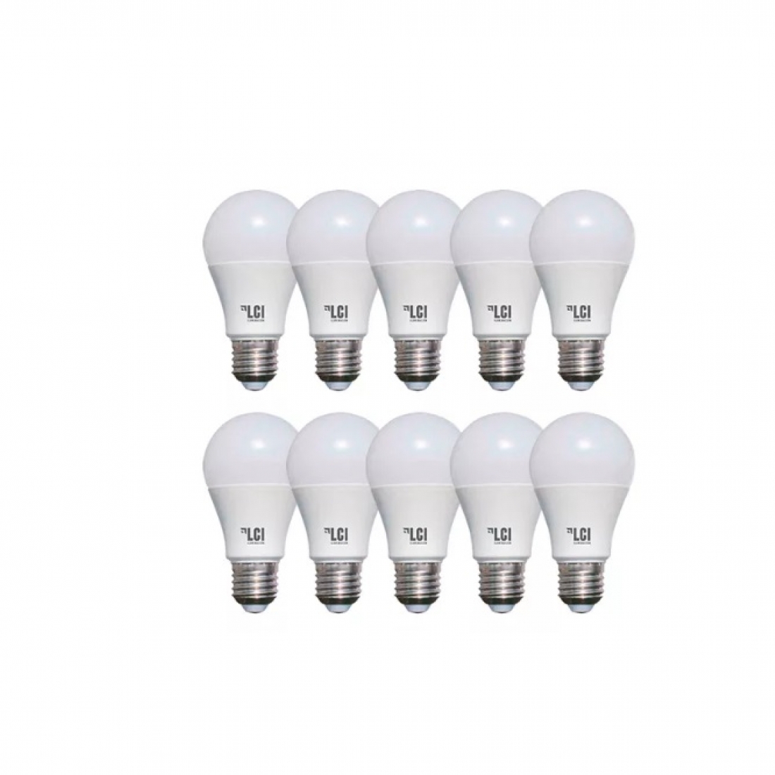 L�mpara Foco Lci Led 9w A60 Blanco Frio Pack X10