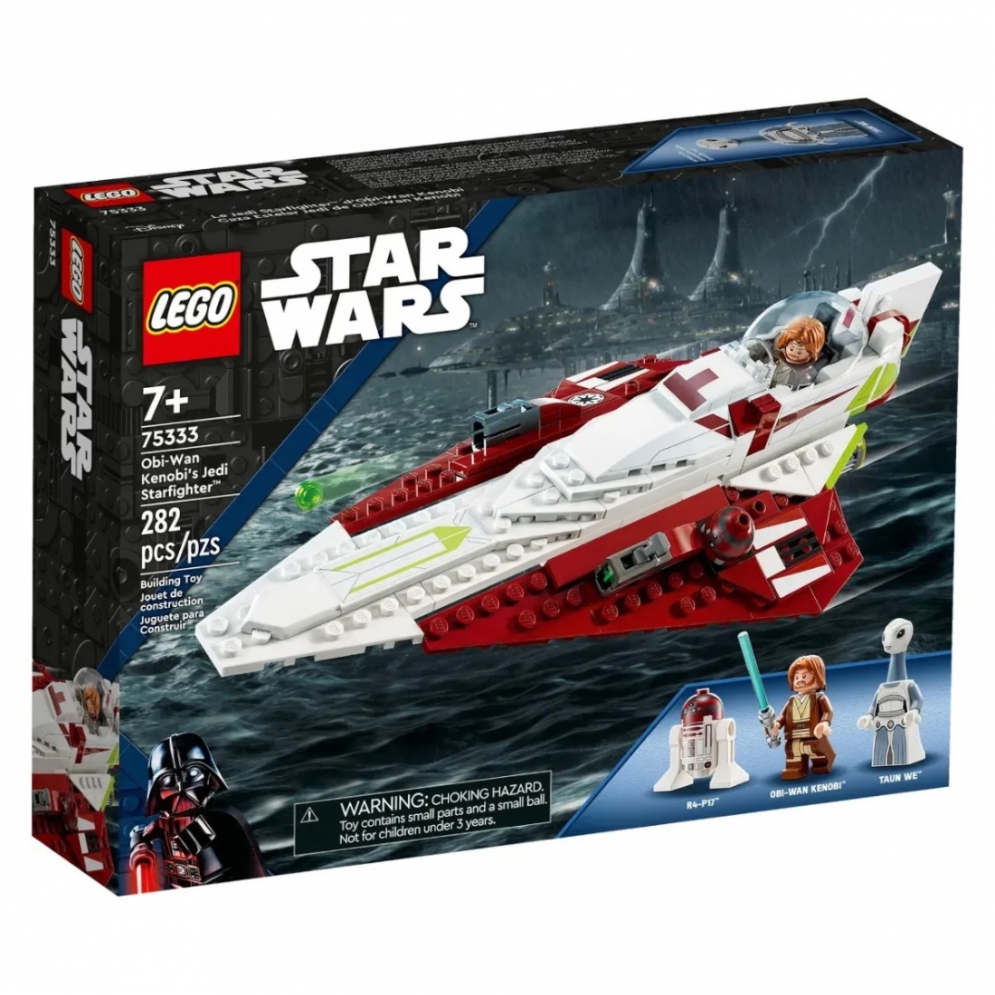 Lego 75333 Star Wars, Juguete Obi-wan Jedi Starfighter, N�me