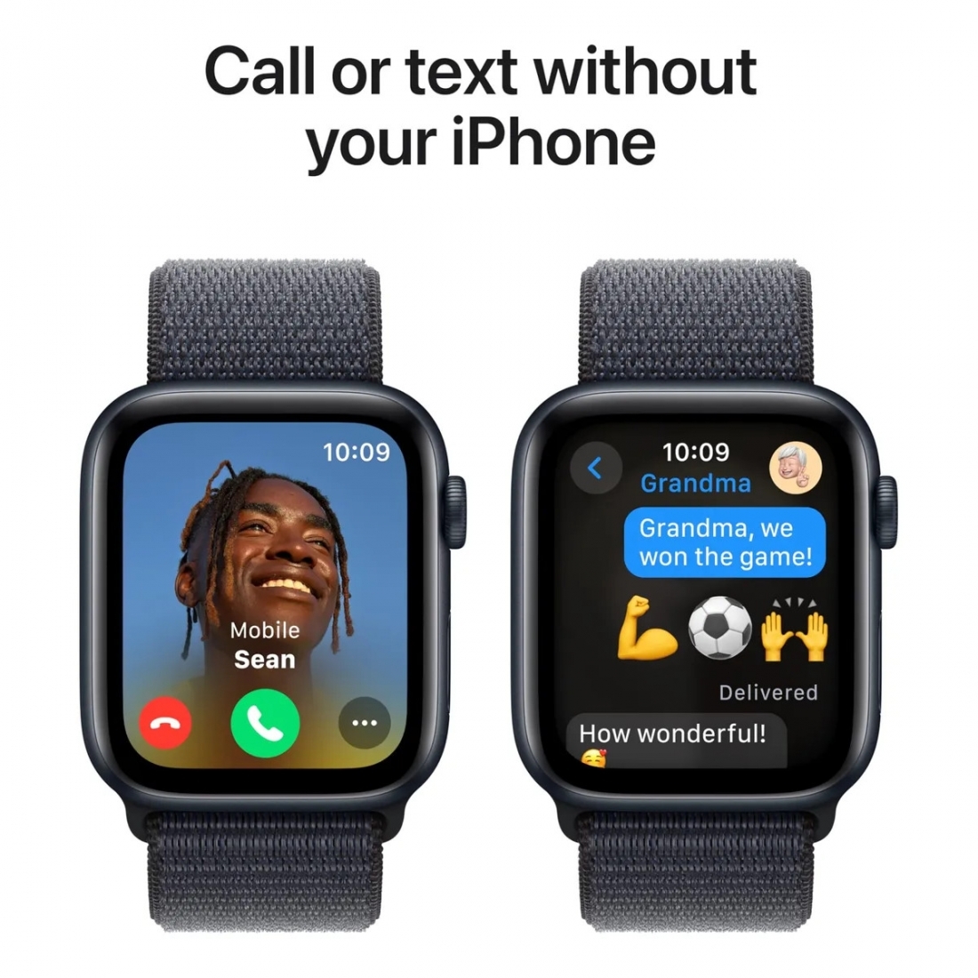 Apple Watch SE 2nd Generation (GPS) 44mm Aluminum Case with Ink Sport 