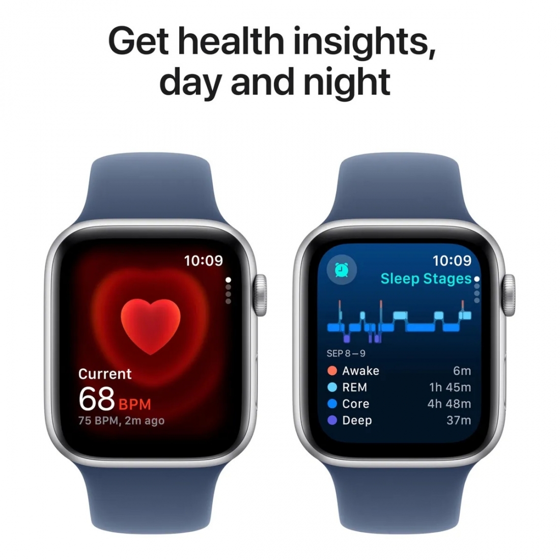 Apple Watch SE 2nd Generation (GPS) 44mm Aluminum Case with Ink Sport 