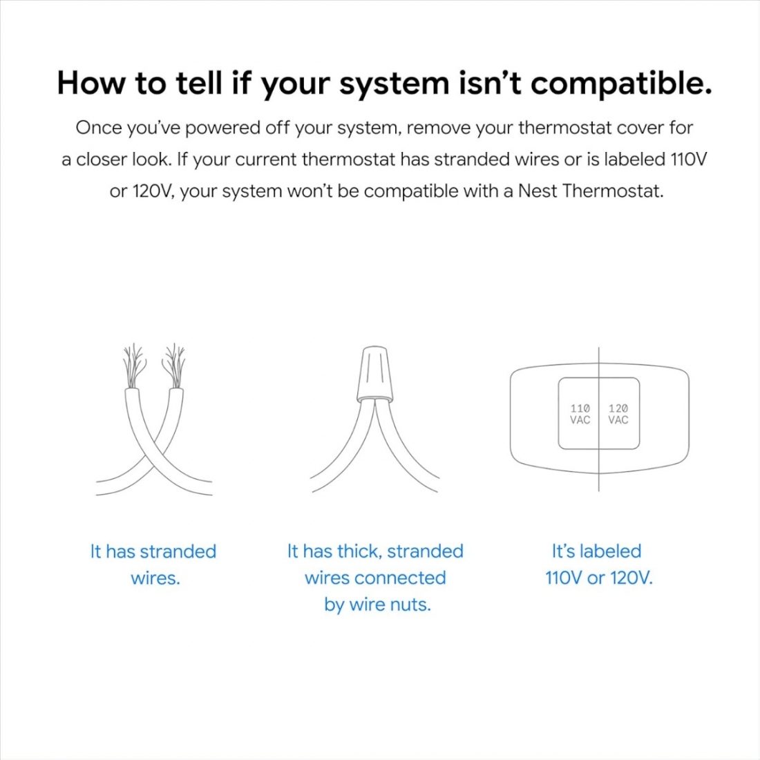 Google Nest Smart Thermostat - Snow