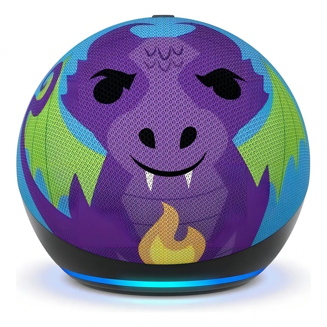 Amazon Echo Dot Kids (5th Gen, 2022 Release) with Alexa - Fire Dragon