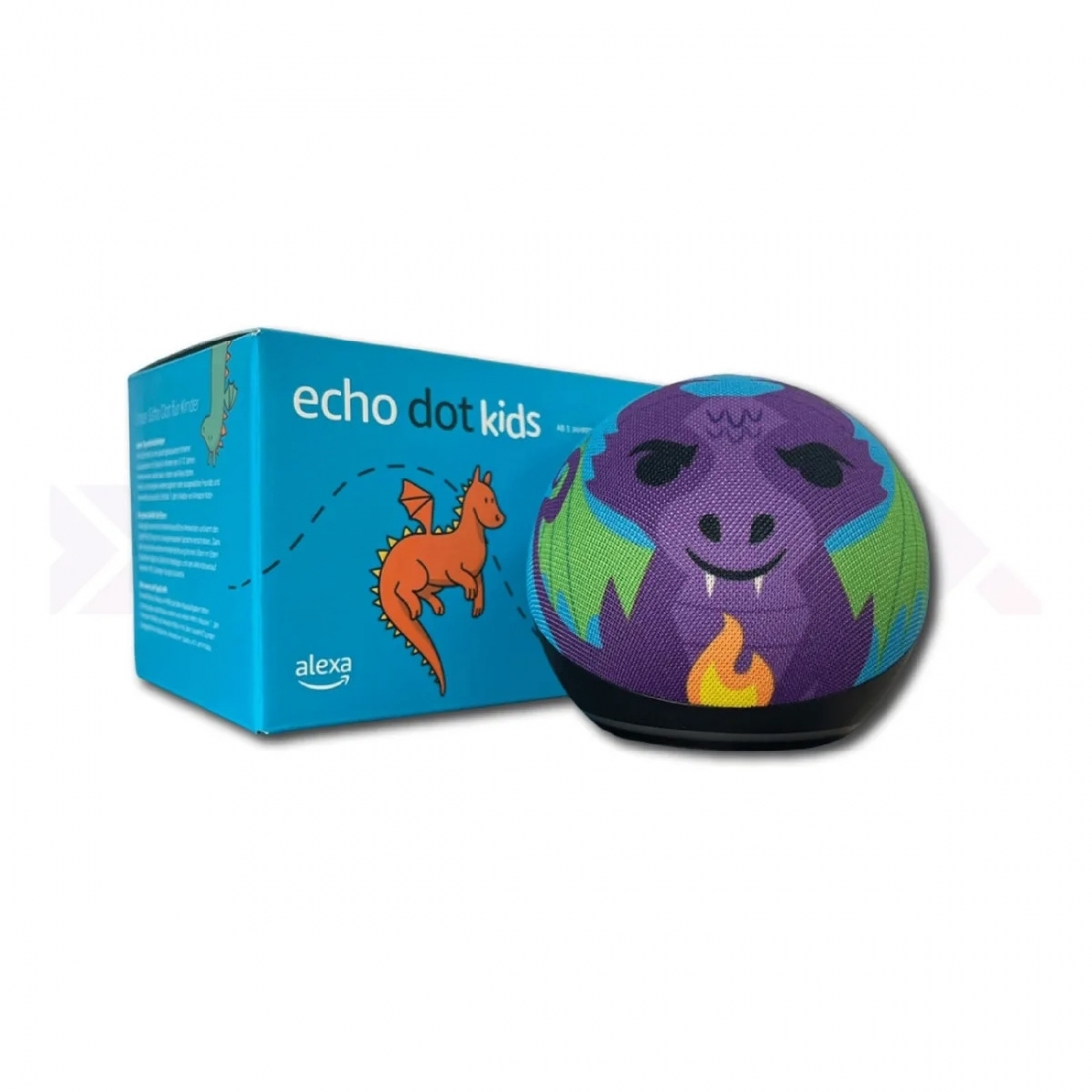 Amazon Echo Dot Kids (5th Gen, 2022 Release) with Alexa - Fire Dragon