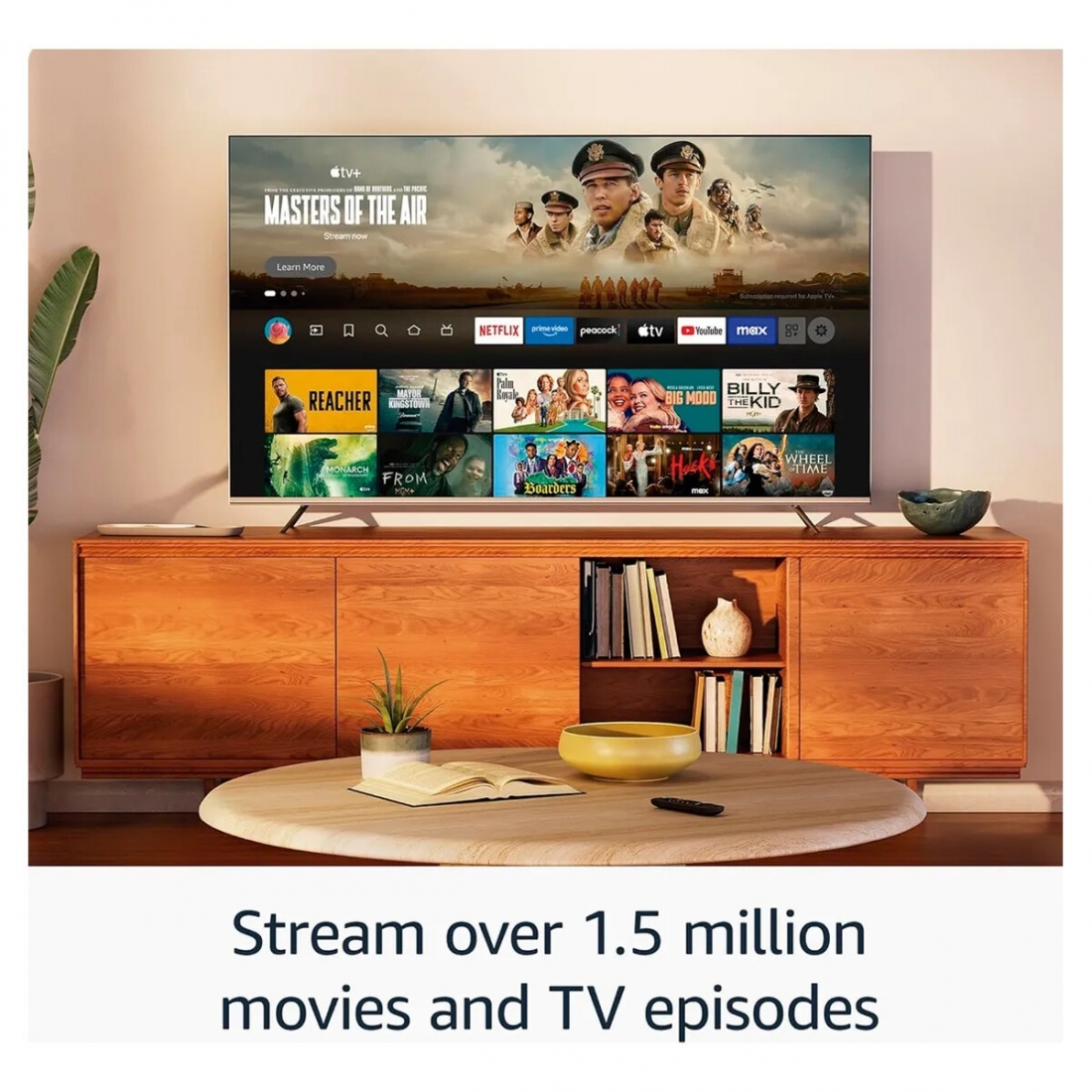 Amazon Fire TV Stick HD, free and live TV, Alexa Voice Remote, smart h