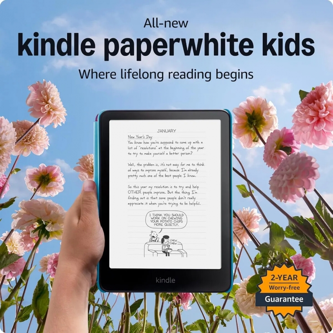 Amazon Kindle Paperwhite Kids (16 GB) - Diary of a Wimpy Kid