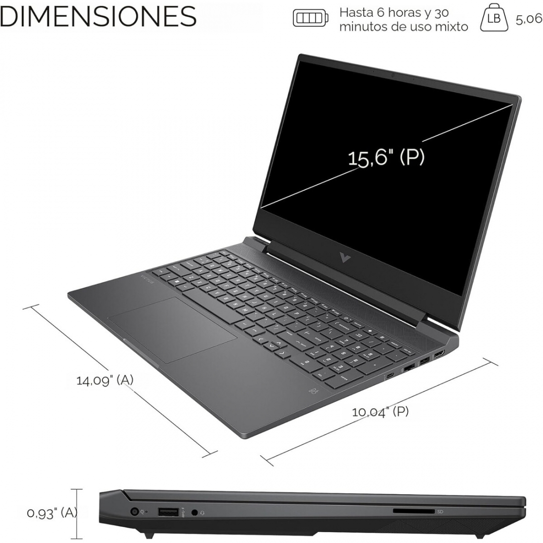 HP Victus 15.6 FHD Gaming Laptop - Intel 13th Generation Core i5 13420