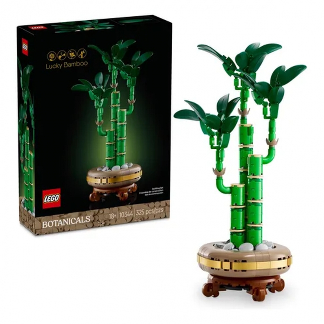 LEGO - Botanicals Lucky Bamboo Building Set for Adults 10344