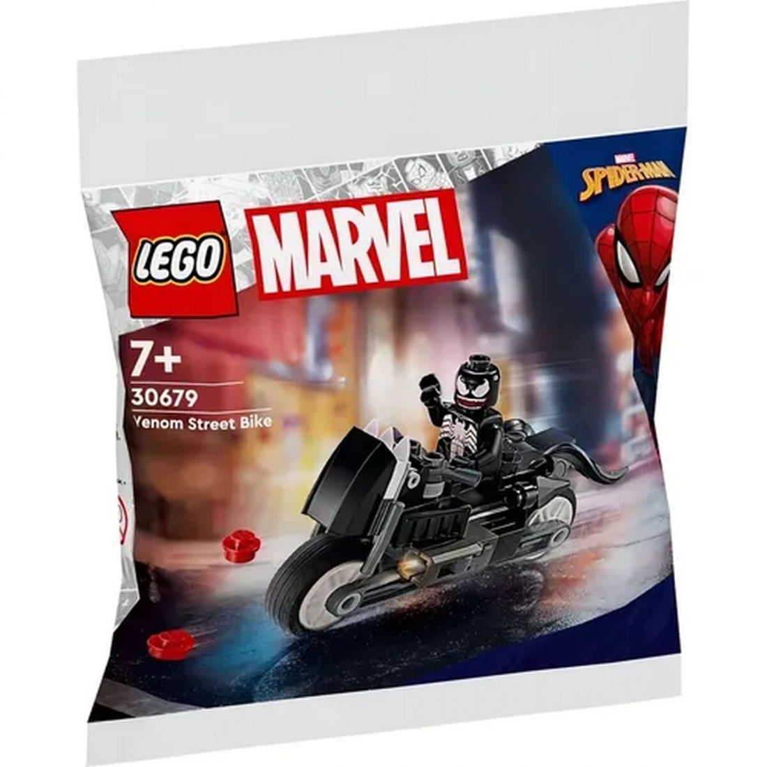 Lego Marvel Venom Street Bike Building Toy 30679