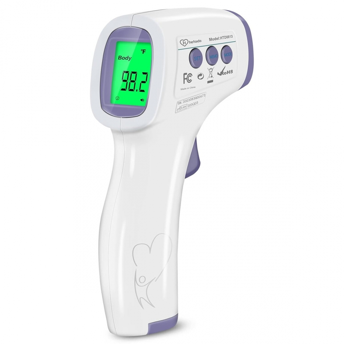 LyfTrack IR988 Non-Contact Digital Infrared Thermometer