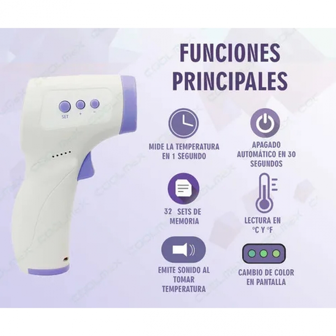 LyfTrack IR988 Non-Contact Digital Infrared Thermometer