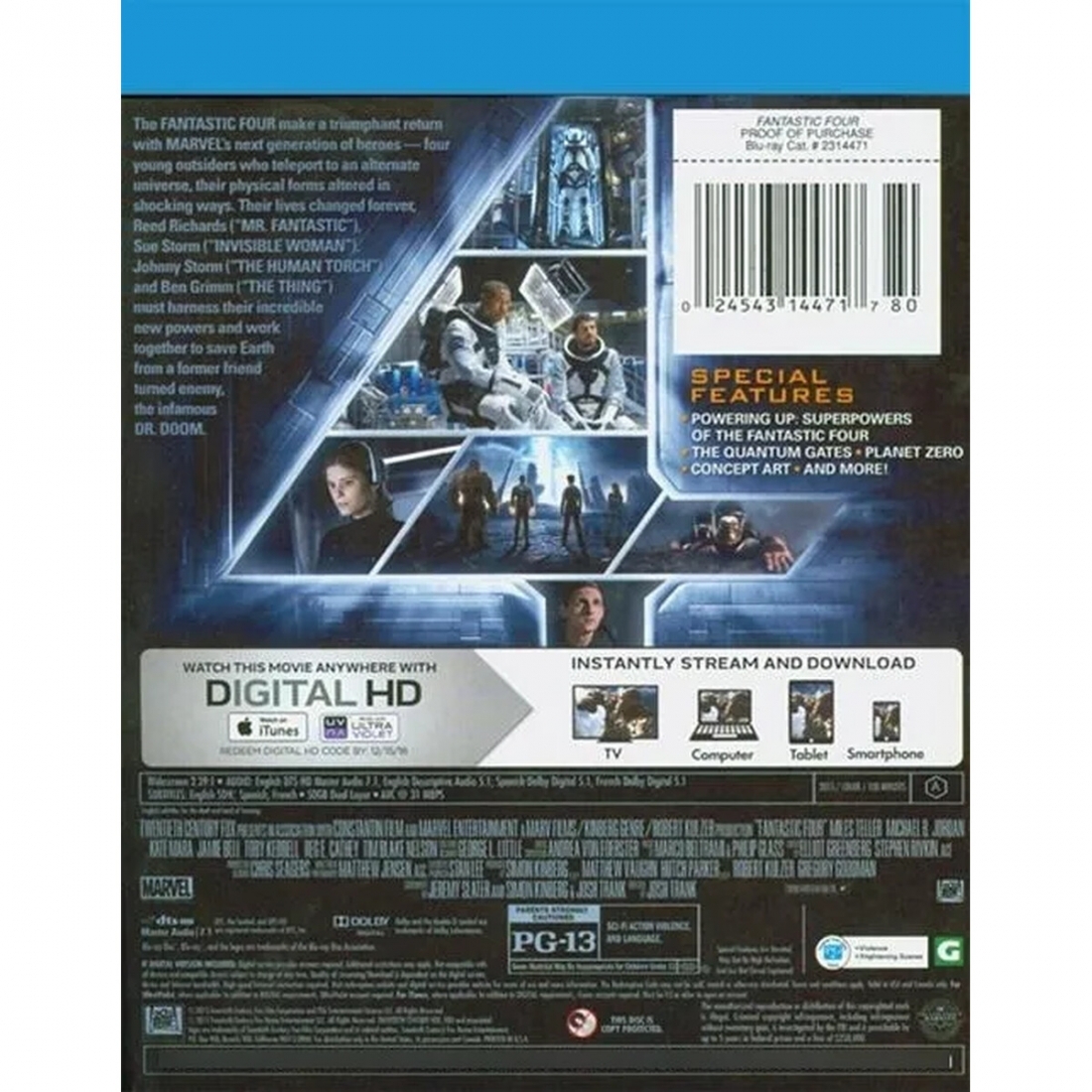 Fantastic 4 [4K Ultra HD + Blu-ray + Digital HD]