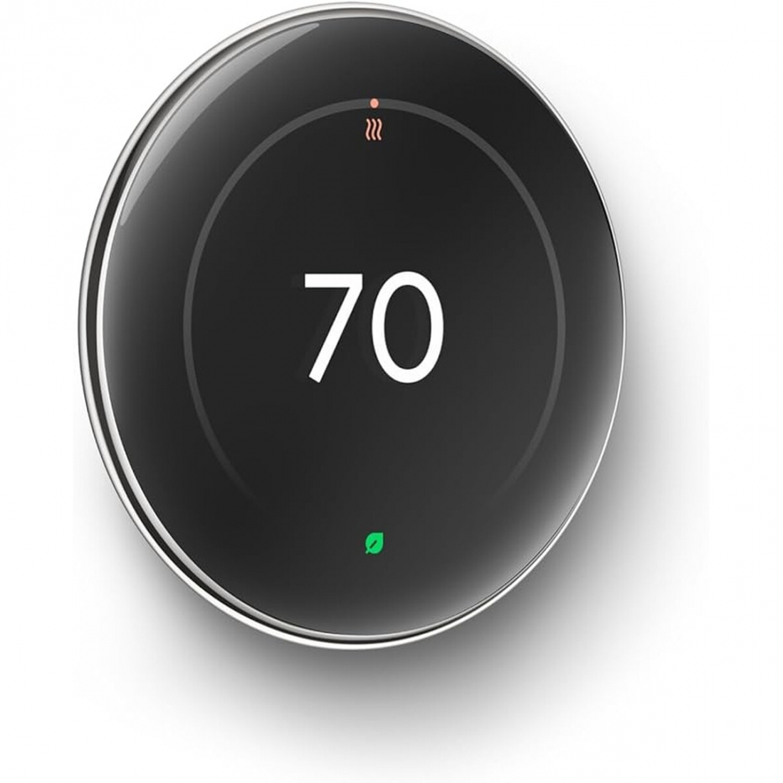 Google Nest learning Thermostat 4th Gen + Nest Temperature Sensor Polished Silver