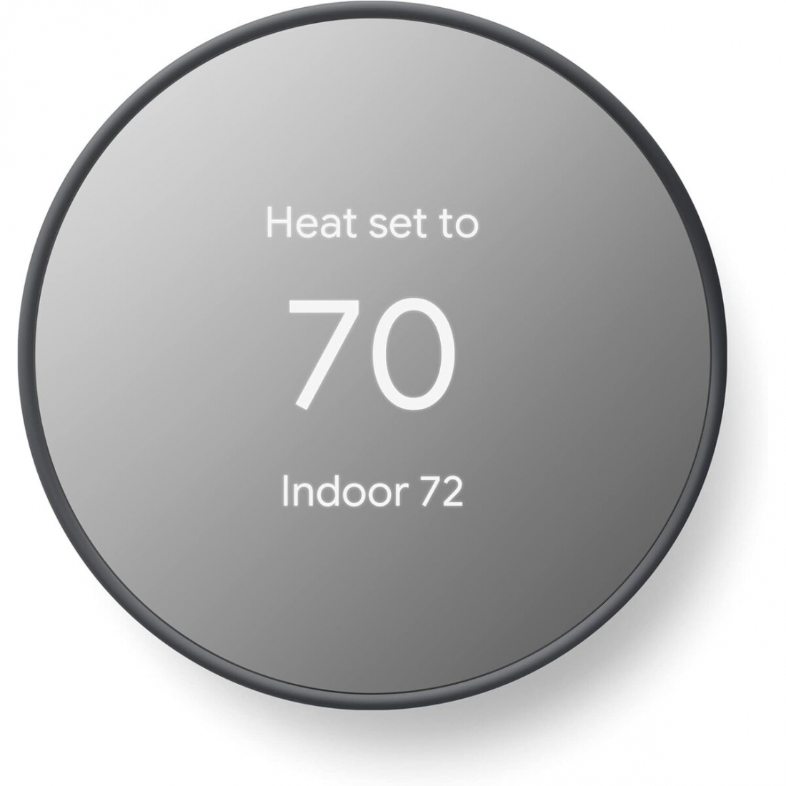 Google Nest Thermostat Charcoal