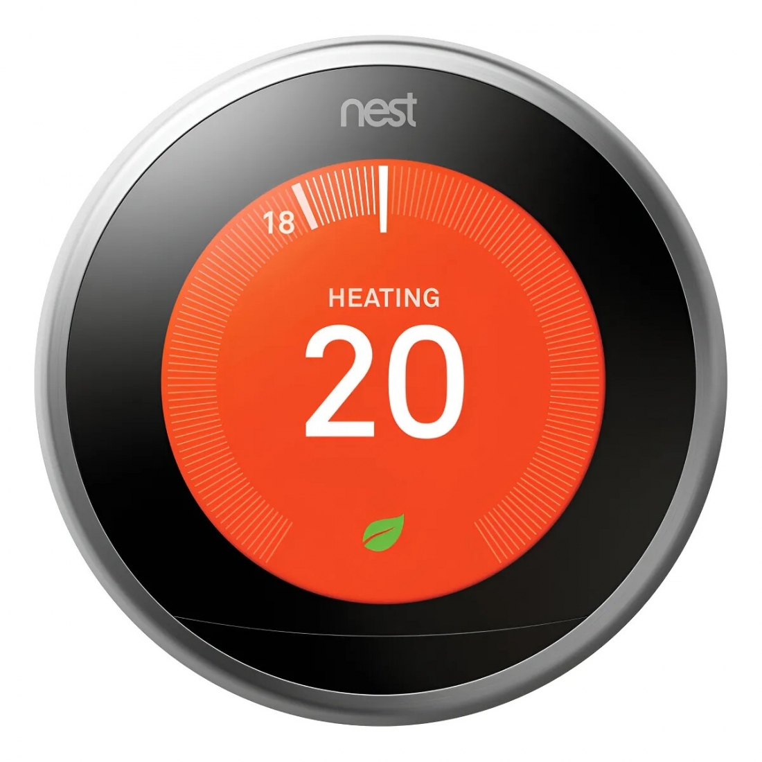 Nest Learning Thermostat 3rd Generation, Stainless Steel