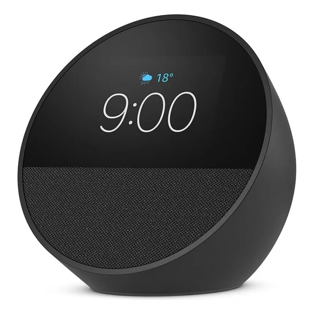 Amazon Echo Spot (2024 release) - Alexa, Black