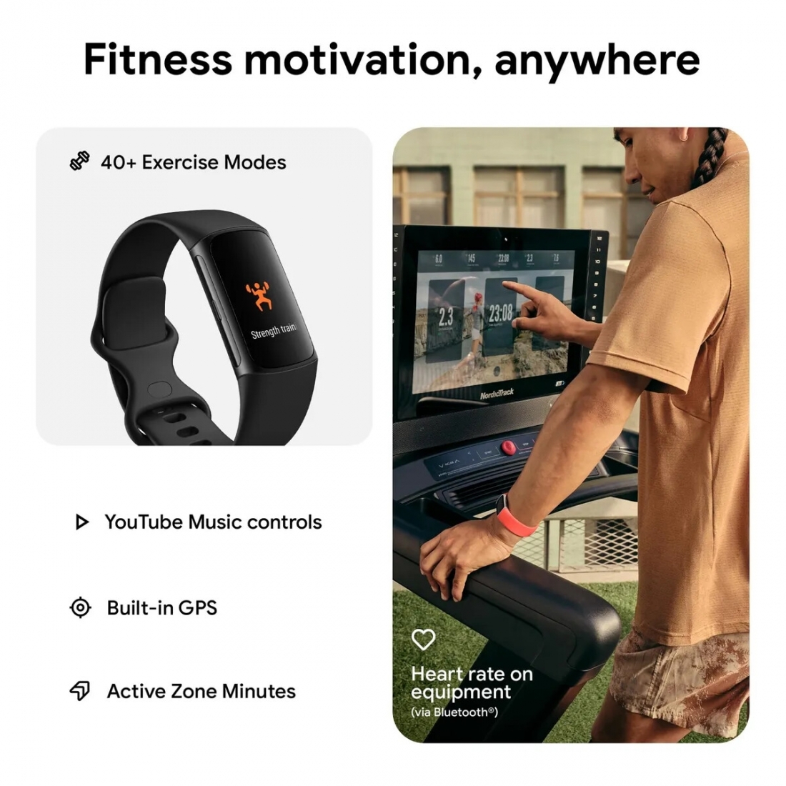 Fitbit Charge 6 Advanced Fitness & Health Tracker - Obsidian