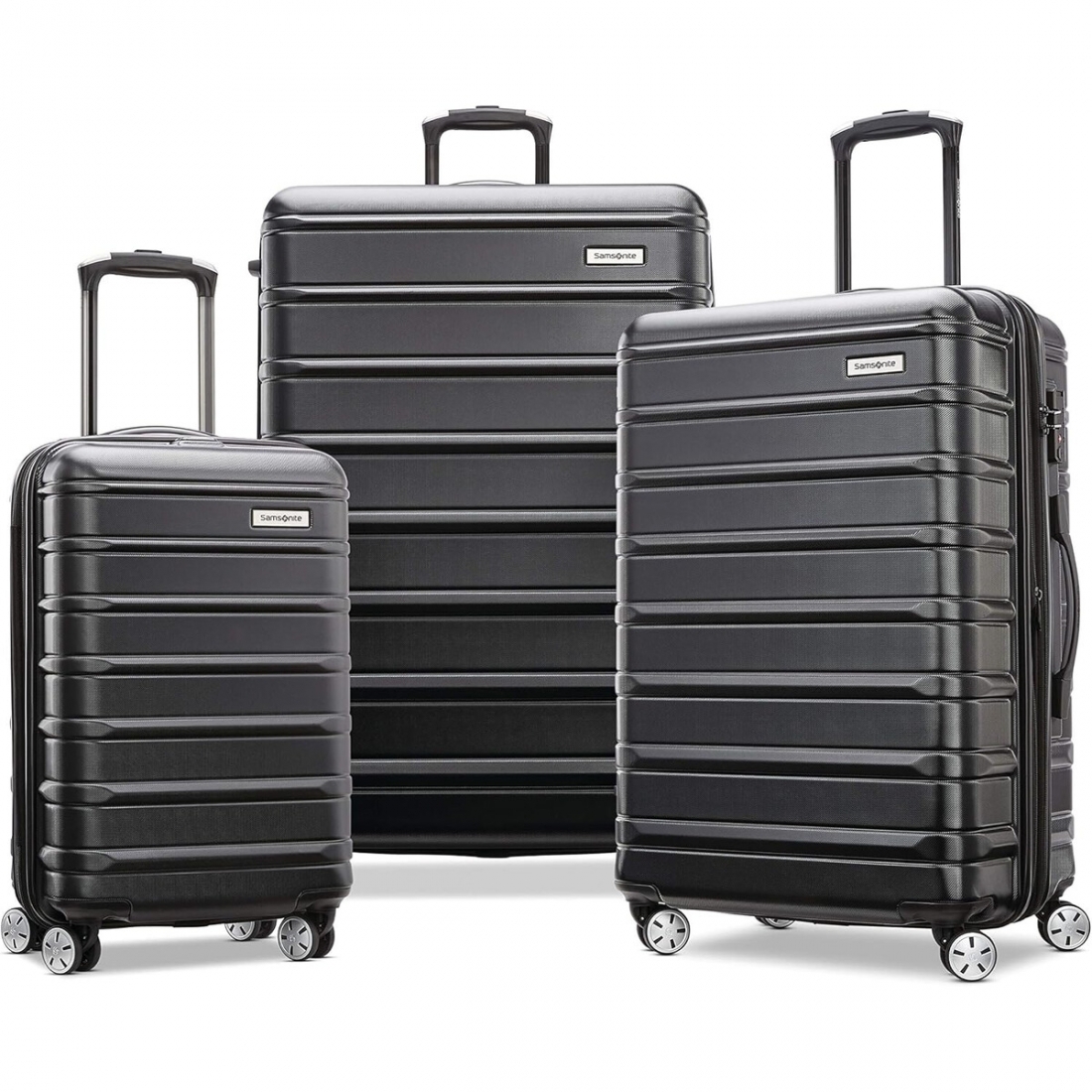 Samsonite Omni 2 Hardside Expandable Luggage with Spinner Wheels, 3-Pi
