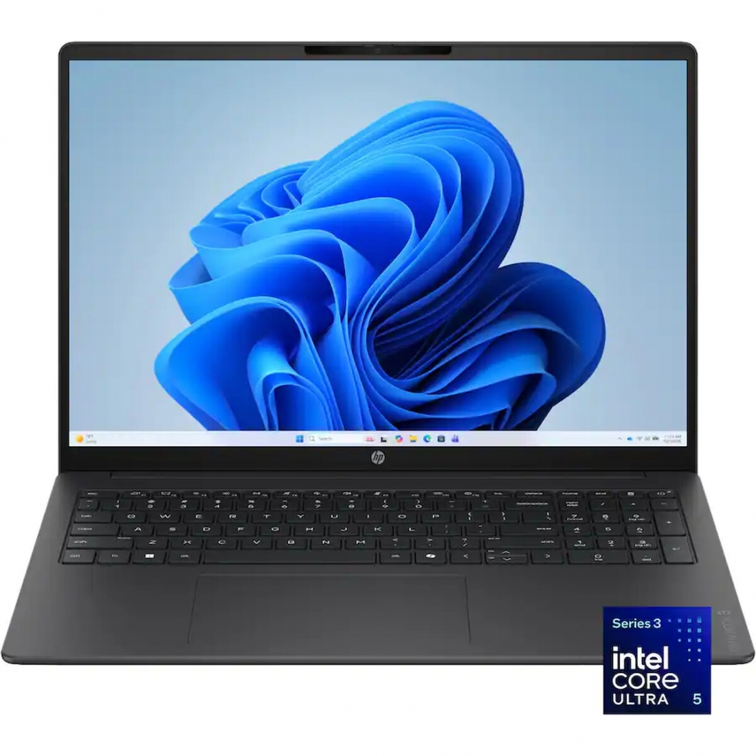 HP OmniBook 3 16 2K Touchscreen Laptop - Intel Core Ultra 5 - 16GB RAM - 512GB SSD - Win11 - Silver