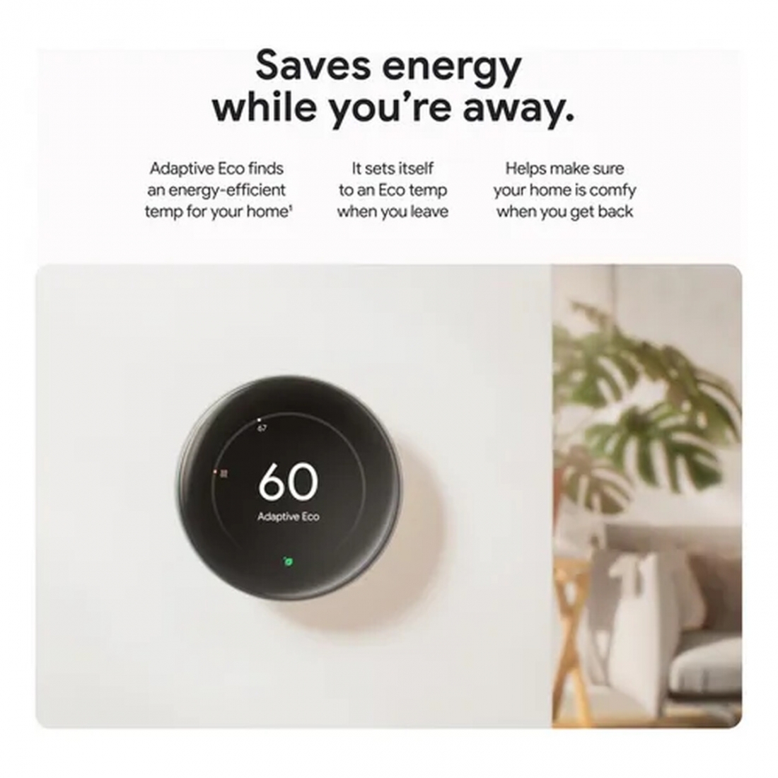 Google Nest learning Thermostat 4th Gen + Nest Temperature Sensor Poli
