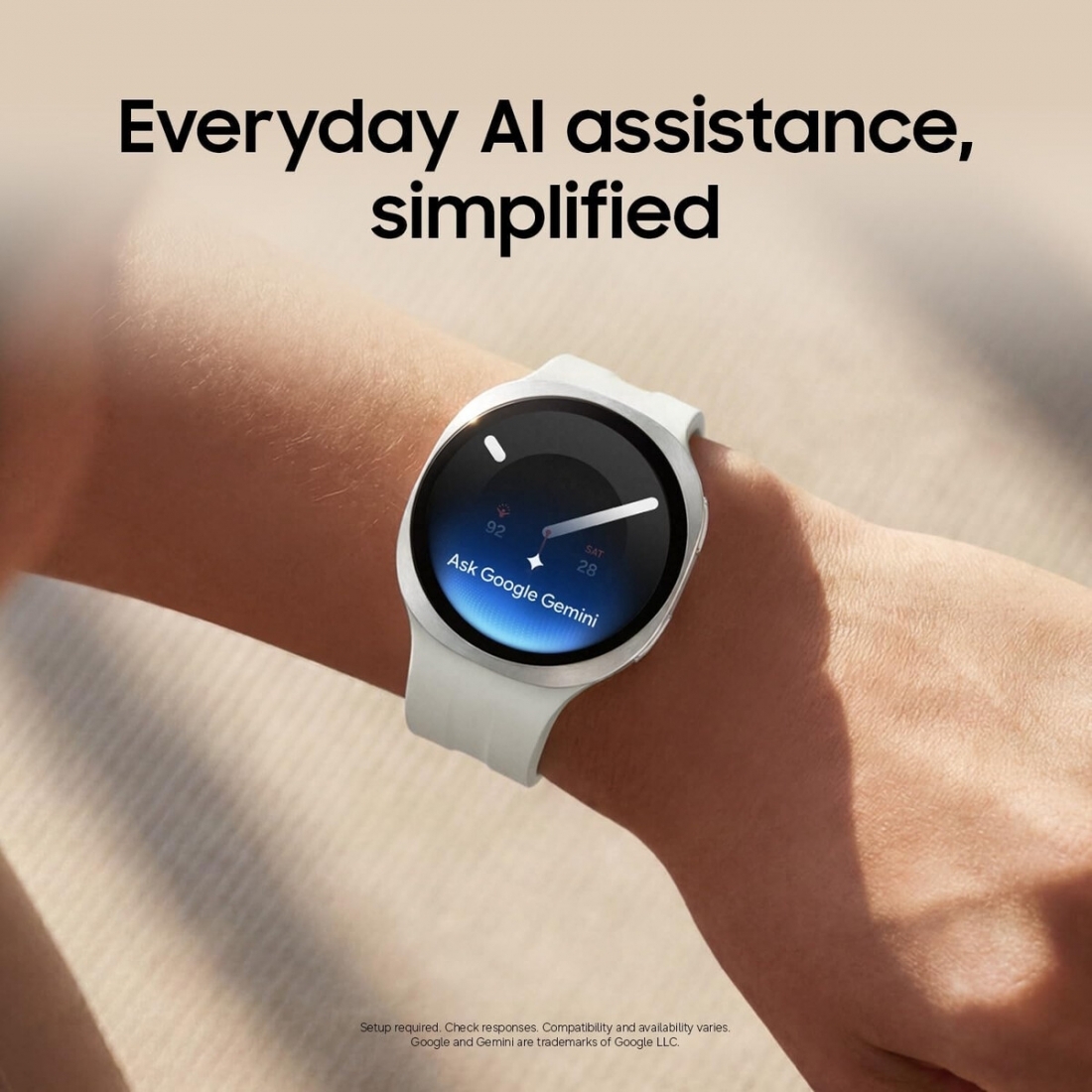Samsung Galaxy Watch 9 (40mm) - UPC # 8806099341954 - Beige/Beige(Cream) Band