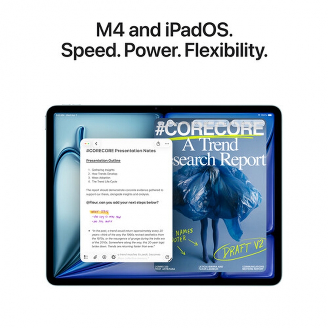 Apple iPad Air 11-inch (M4): Liquid Retina Display, 512GB, 12MP Front/Back Camera, Wi-Fi 7 with Apple N1, Touch ID, All-Day Battery LifeStarlight