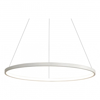L�mpara Colgante Led Vyse Neutra Aro Circular 62cm Blanco