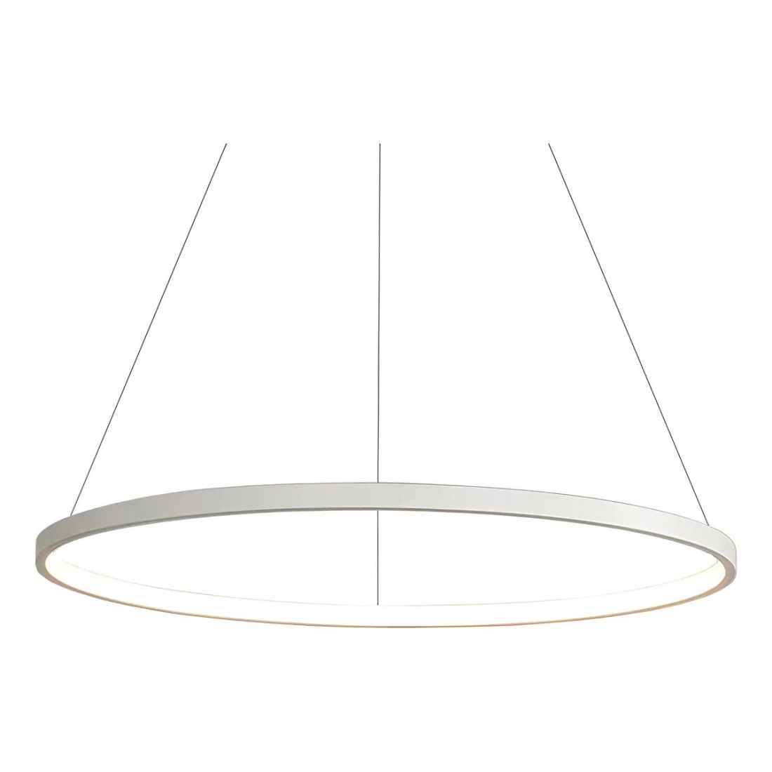 L�mpara Colgante Led Vyse Neutra Aro Circular 62cm Blanco