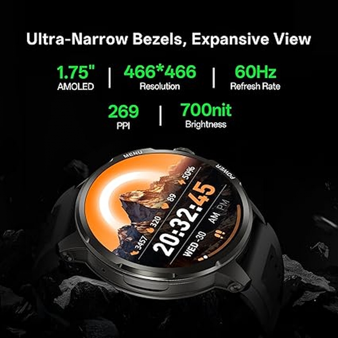 Black Shark Smart Watch X PRO - 1.75, 3 Days Batt Life, LTE, Android -