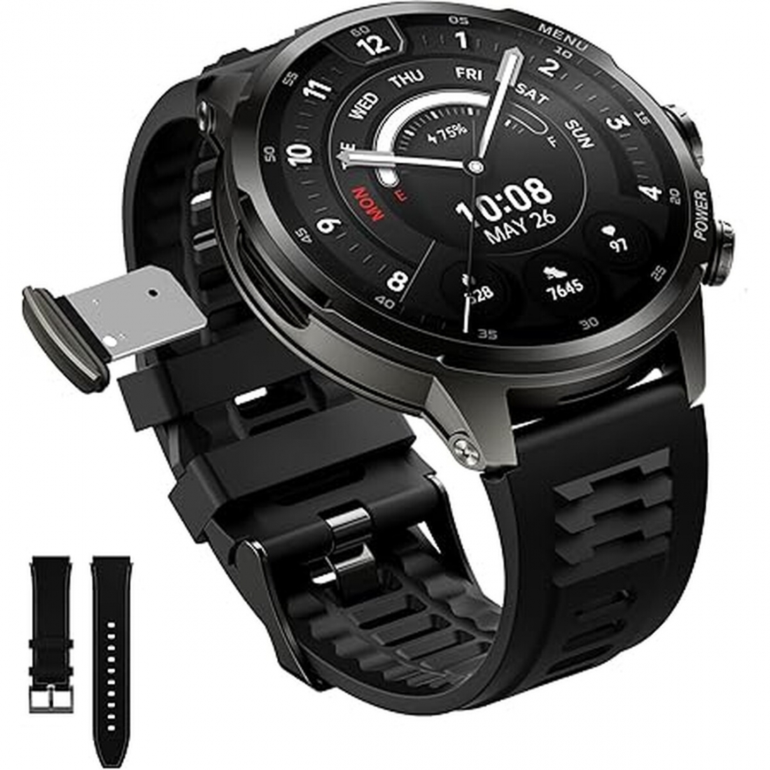 Black Shark Smart Watch X PRO - 1.75, 3 Days Batt Life, LTE, Android -