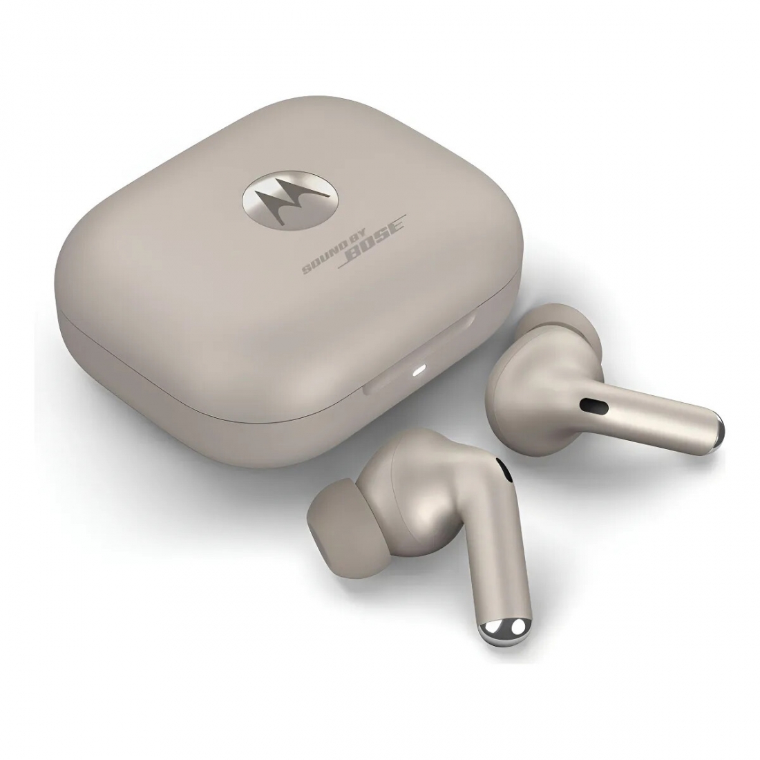 Motorola Moto Buds Plus by Bose -ANC, 38Hrs, IP54, Wireless Chg(UPC #8