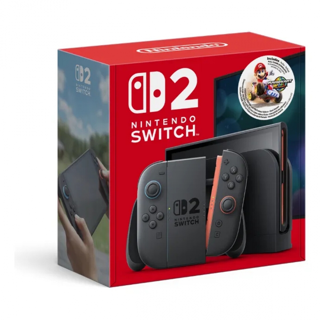 Nintendo Switch 2 Mario Kart World Bundle Edition Console, 256GB - UPC