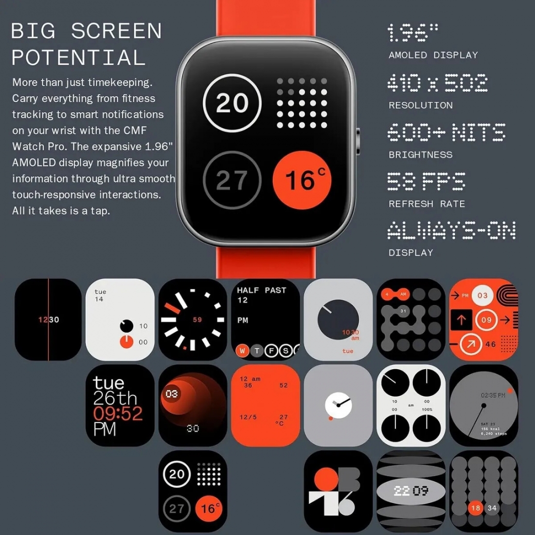 Nothing�-�CMF�Watch�PRO UPC�#6974434221215 *No Restrictions* - Silver�