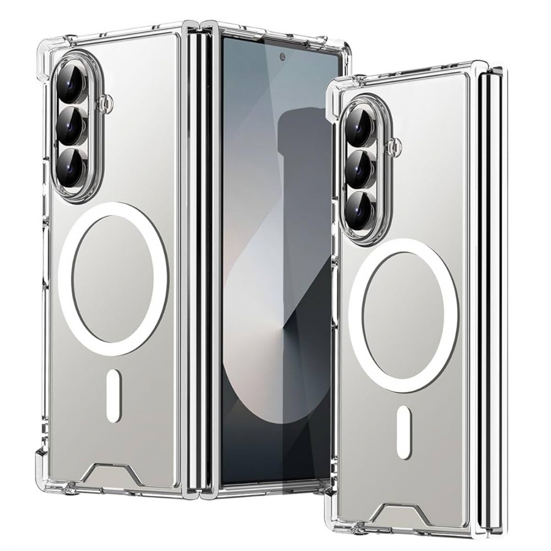 Samsung Galaxy Z Fold 7 (F966) - Clear Magnet Case - Transparent