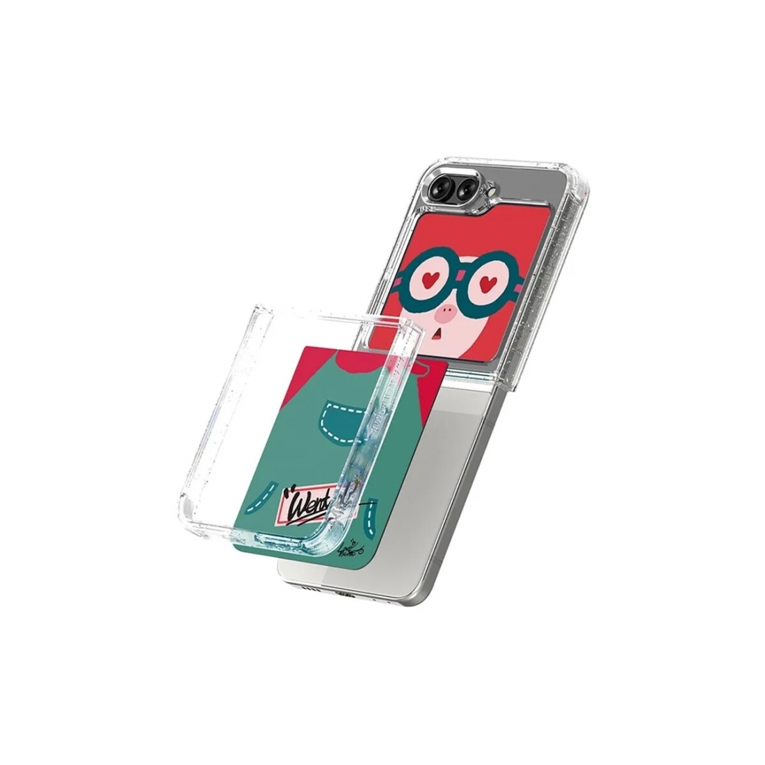 Samsung Galaxy Z Flip 5 (F731) -8809902084840 SLBS MEME Flipsuit Card 