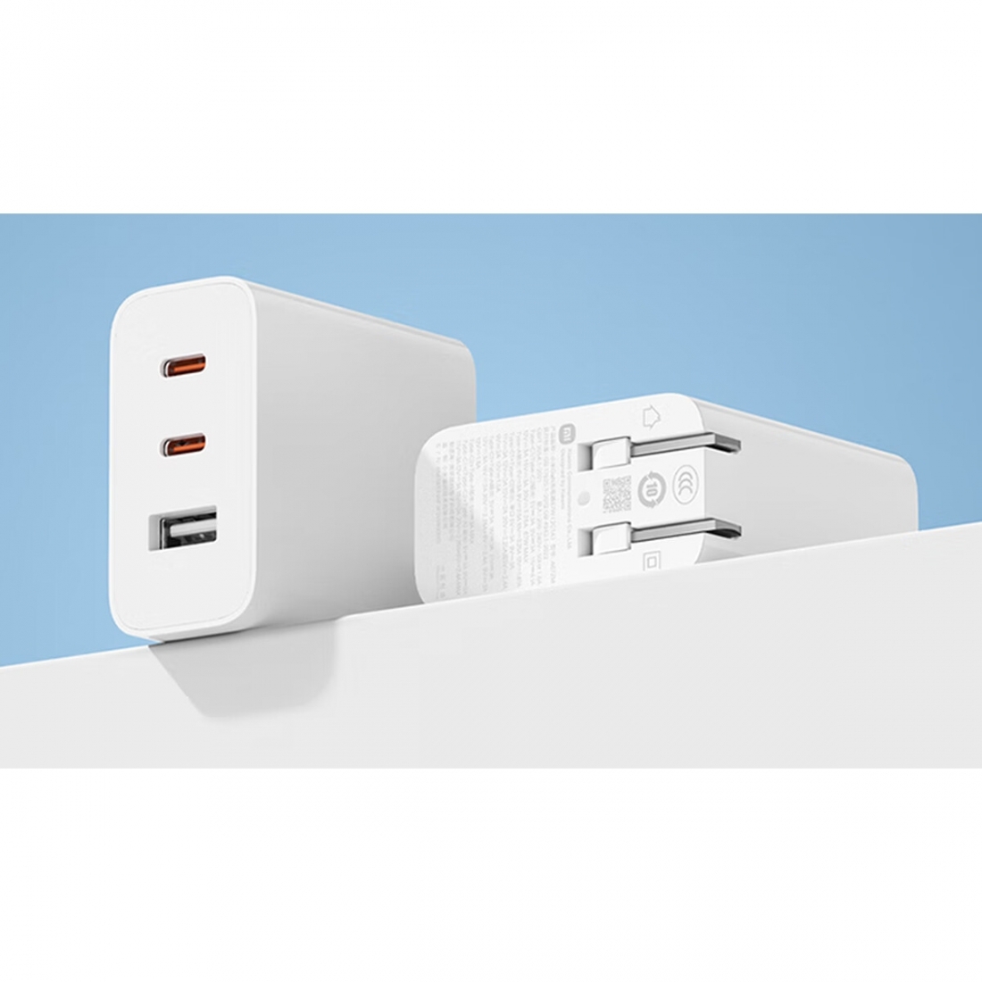 Xiaomi Mi 67W Charger GaN 3 Ports 2C1A, US Flat Pin(UPC # 694181273793