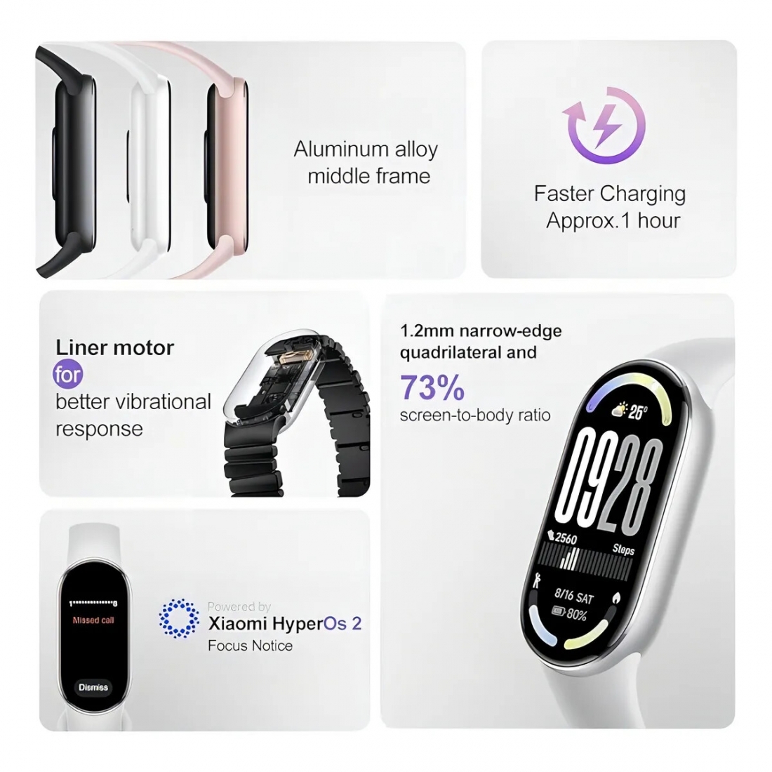 Xiaomi Mi Smart Band 10 - (UPC # 6932554434205) Ceramic SPECIAL Editio