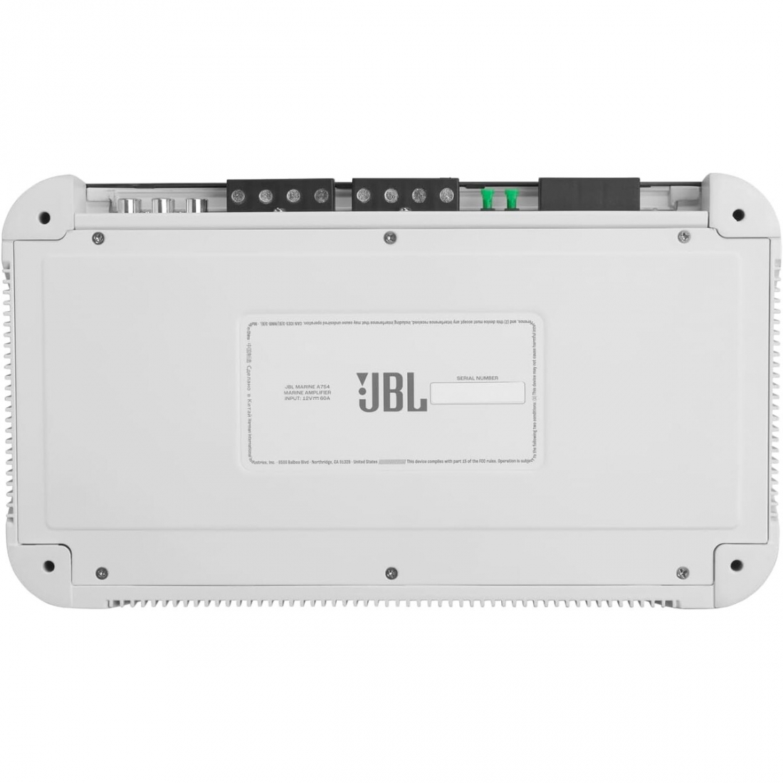 JBL Marine A754 400W RMS 4 Channel Amplifier