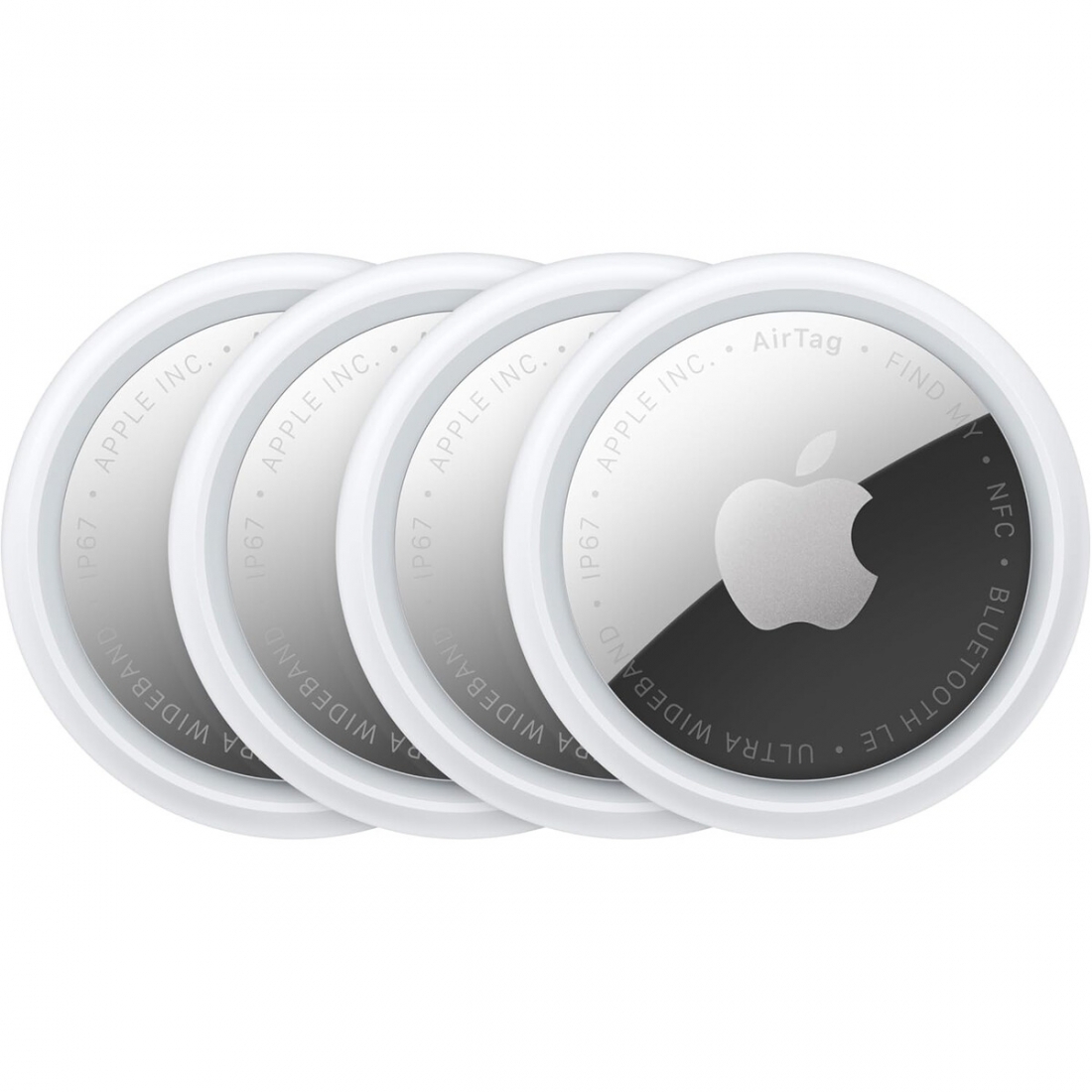 Apple - AirTag 4 pack (2nd generation) - 2026 - White