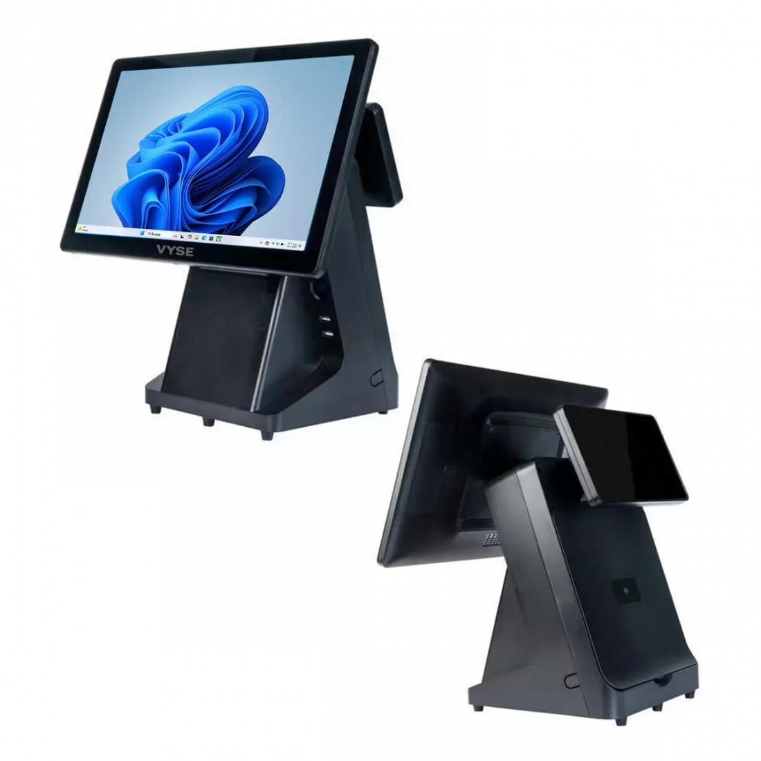 All In One Terminal Pos Touch I5 8gb 256gb Impresora Negra