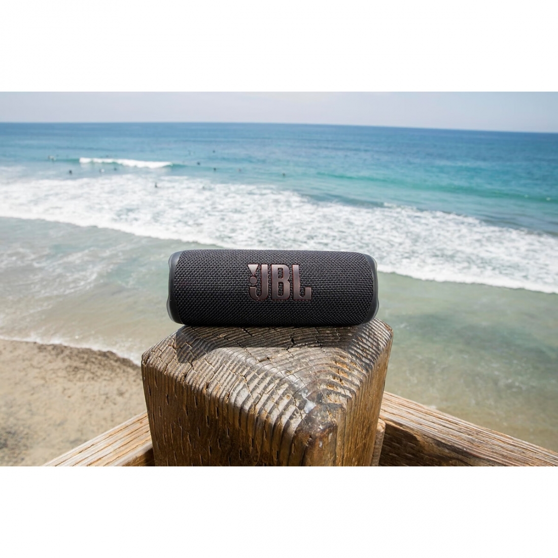 JBL Flip 6 - Portable Waterproof Bluetooth Speaker, Black, P/N: JBLFLIP6BLKAM