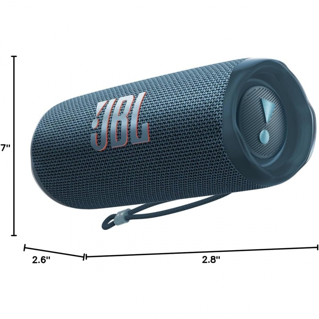 JBL Flip 6 - Portable Waterproof Bluetooth Speaker, Blue, P/N: JBLFLIP6BLUAM